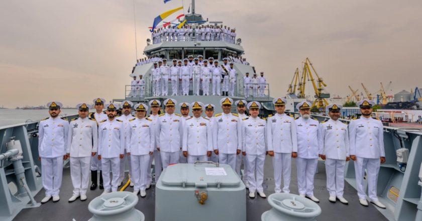 PAKISTAN NAVY COMMISSIONS THIRD OFFSHORE PATROL VESSEL, PNS HUNAIN IN ROMANIA