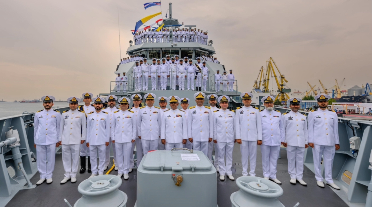 PAKISTAN NAVY COMMISSIONS THIRD OFFSHORE PATROL VESSEL, PNS HUNAIN IN ROMANIA