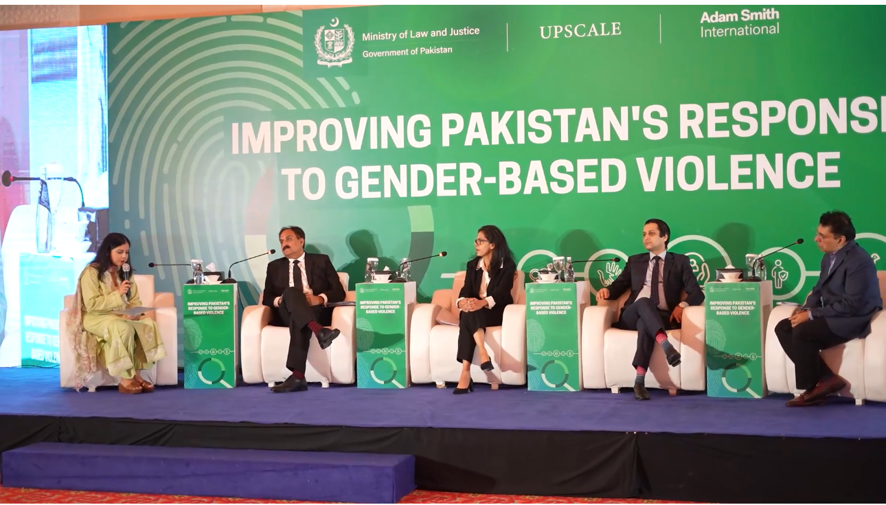 Improving Pakistan’s Response to Gender-Based Violence – A discussion on implementation of the Anti-Rape Act 2021. Islamabad, 1st August 2024 — The Ministry of Law and Justice, in collaboration with the UK-Pakistan Serious Crime and Law Enforcement (UPSCALE) programme, organized a panel discussion to increase awareness of the Anti-Rape (Investigation and Trial), Act 2021. The event featured experts with experience in implementing the Anti-Rape Act and dealing with cases of gender-based violence. The session was inaugurated by Federal Secretary for Law and Justice, Raja Naeem Akbar and chaired by Ayesha Raza Farooq, Chairperson of the Anti-Rape Special Committee. Notable experts from law enforcement and civil society including Ghulam Sarwar Nihung, Prosecutor General ICT, Dr. Inam Waheed Khan, DIG Police and Advisor UPSCALE, Barrister Usama Malik, Director, Directorate of Legal Education Pakistan, and Nida Aly, Executive Director of the Asma Jehangir Legal Aid Cell, provided perspectives on the challenges police, prosecution and lawyers face in ensuring justice for women in gender-based violence cases. Zainab Mustafa, member of the Special Committee, and Community Protection Advisor at UPSCALE concluded the plenary session by highlighting the government’s commitment to improving investigation and trial of gender-based violence crimes. In his opening statement, the Secretary Law and Justice, Raja Naeem Akbar stated, “This seminar aims to create awareness on the rights of the citizens under the Anti-Rape Act, 2021. In future, I hope to see continued commitment from the Ministry of Law and Justice, the Special Committee, and all those present today towards creating a society where fundamental human rights are protected especially for the most vulnerable groups.” In her keynote address Ayesha Raza Farooq acknowledged the significant new initiatives under the Act for combating sexual violence and ensuring justice for survivors. She emphasised the critical need for improving the response to rising instances of sexual violence in society and called for a holistic government approach to ensure implementation of the Anti-Rape Act. She called for the creation of “a society where justice prevails, and survivors of sexual violence receive the support and protection they need.” Community Protection Advisor (UPSCALE), Omar Maniar set the context for the discussion by summarising the new framework for survivors of sexual violence including anti-rape crisis cells, specialized investigation units, designated prosecutors, creation of special courts and the creation of the national sex offenders register which will allow police to monitor convicted offenders and reduce reoffending. Despite these legal provisions, data collected by the Ministry of Law and Justice from across Pakistan showed that while these structures have been created, there is a critical need to ensure that they are used effectively. Anti-Rape Crisis Cells are available in most districts however police have not begun to refer cases as required by the law. Similarly, victim protection measures are rarely used and as a result, survivors of sexual violence often withdraw from lengthy trials leading to a conviction rate of just 4.5% across the country. The panel discussed challenges faced by survivors in seeking justice in gender-based violence cases. Several key issues were discussed including low referral of cases to crisis cells, low conviction rates, acquittals due to resiling of witnesses, delays in trials, and repeat offending by convicts. Specialised structures and mechanisms provided under the Anti-Rape Act can comprehensively address these issues but effective implementation remains a challenge. For example, the Act passed in 2021 calls for the establishment national sex offender’s register, and rules were notified in September 2023, however, the register is still not functional. The event concluded with an acknowledgement of the collaborative effort required to implement the Anti-Rape Act 2021 effectively and reaffirmed the commitment of all stakeholders to fostering a safer and more just society. The pakistan Times Pakistan times 