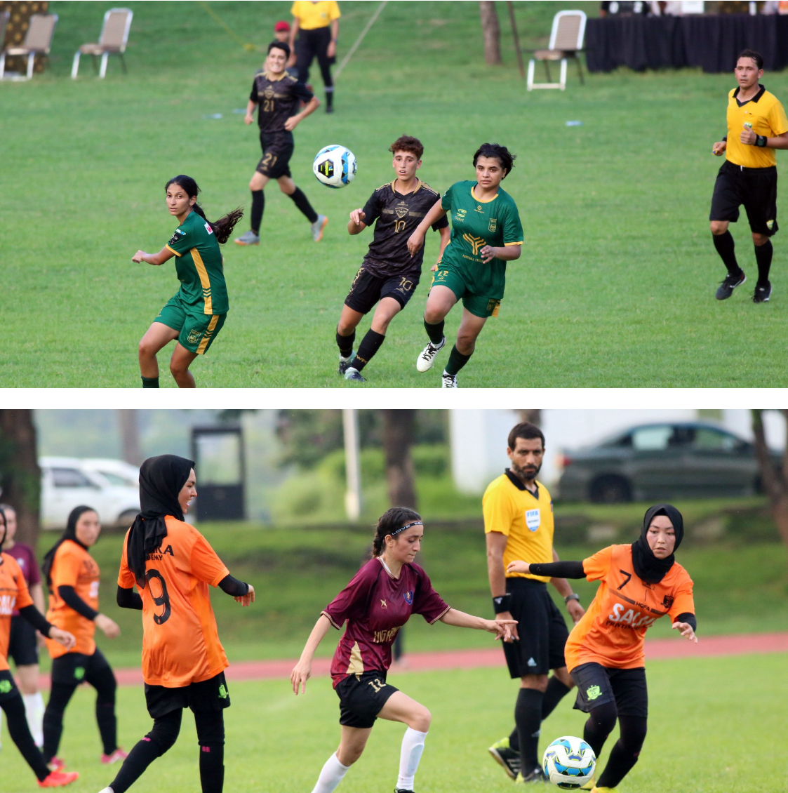 *Hazara, Legacy march into semis of National Women's Football Club Championship 2024*

Islamabad - August 7, 2024

The National Women's Football Club Championship 2024 final group stage concluded today with two thrilling matches at the Jinnah Sports Complex, Islamabad. Legacy FC and Hazara Quetta WFC emerged victorious, securing their places in the tournament's semi-finals.

Legacy FC showcased their dominance with a 3-0 victory over TWK. Eman, Kayanat, and Alina each scored a goal, demonstrating their exceptional skills and teamwork.

In the last group match of the final stage, Hazara FC faced off against Highlanders FC in a closely contested battle. Hazara FC emerged victorious with a 2-1 win. Farishta and Sadiqa were the goal scorers for Hazara, while Sosan opened the scoring for the Highlanders.

Karachi United will face Legacy FC in the first semi-final of the National Women's Football Club Championship 2024 on August 8 at 5:30 PM at Jinnah Football Stadium, Islamabad followed by the second semi-final between Karachi City FC and Hazara Quetta WFC at 8:30 PM.

Pakistan Times
