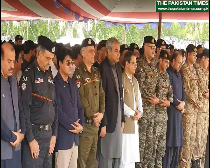 The memorial service petitions for police staff martyred in the assault by burglars in Machhka were held at the Sadiq Shaheed Police Lines Rahim Yar Khan. Inside Priest Mohsin Naqvi, Punjab IGP Dr. Usman Anwar and Punjab Home Secretary Noor-ul-Amin Mengal went to the memorial service petitions. Countless senior police and military authorities, police staff, public, and family members of saints additionally partook in the requests. In the looters' assault in Machhka region the earlier evening, 12 police work force were martyred and eight were harmed. Three of the martyred police had a place with the Hindu people group. A savvy group of police honored the saints. After the memorial service petitions, the groups of the saints were shipped off their local regions. The saints will be offered full distinctions during their entombment in the places where they grew up. Mohsin Naqvi visited police faculty getting treatment at Sheik Zayed Clinic Rahim Yar Khan. Addressing the media, he said the extraordinary penances of saints wouldn't go to no end. The national government would offer total help to the Punjab government in taking out burglars from Kachha region. Mohsin Naqvi called the suffering of police faculty a misfortune for Pakistan and stressed that those engaged with the horrifying demonstration would be made a model and granted the cruelest discipline under the law. The inside serve additionally expressed that suggestions would be made to present truly amazing distinctions to the saints. The Pakistan Times PakistanTimes