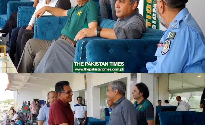 Chairman Pakistan Cricket Board (PCB) Mohsin Naqvi on Saturday visited Rawalpindi Cricket Stadium