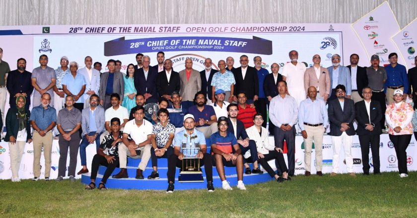 CLOSING CEREMONY OF 28TH CHIEF OF THE NAVAL STAFF OPEN GOLF CHAMPIONSHIP HELD AT KARACHI