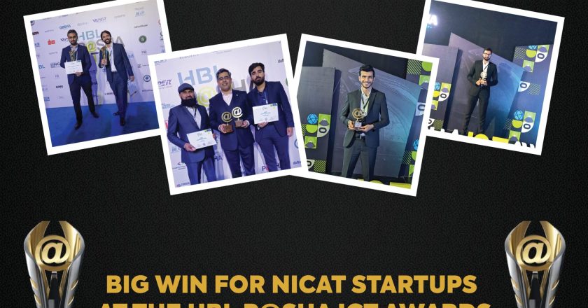 NICAT Startups Shine at the HBL P@SHA ICT Awards 2024