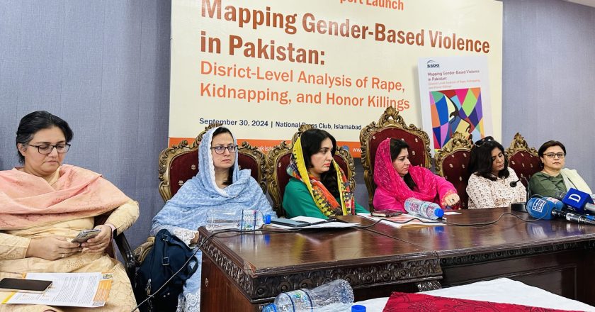 SSDO Unveils Comprehensive Report on ‘Mapping Gender-Based Violence in Pakistan: District-Level Analysis of Rape, Kidnapping, and Honor Killings’