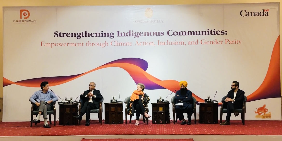 Serena Hotels and the High Commission of Canada Host Strategic Dialogue on Strengthening Indigenous Communities through Climate Action, Inclusion, and Gender Parity Islamabad, Pakistan – 30 September 2024: A high-level strategic dialogue called "Strengthening Indigenous Communities: Empowerment through Climate Action, Inclusion, and Gender Parity" took place today at the Islamabad Serena Hotel. Co-hosted by Serena Hotels and the High Commission of Canada, the event brought together prominent speakers, including H.E. Leslie Scanlon, Canadian High Commissioner to Pakistan; Aziz Boolani, CEO of Serena Hotels and Chairman of the Aga Khan Rural Support Programme (AKRSP); Sardar Ramesh Singh Arora, Minister for Minorities Affairs, Government of Punjab; and key leaders from civil society organizations working to support socio-economic inclusion and empowerment of local communities and marginalised groups in Pakistan. Canada, at home and around the world, is working to advance reconciliation and promote engagement with Indigenous Peoples, based on recognition of rights, respect, cooperation, and partnership. It involves listening to, learning from, and working in partnership with First Nations, Inuit and Métis peoples in Canada, as well as with local communities around the world, to address the unique challenges that these communities face. Reflecting on the significance of the event, Canadian High Commissioner Scanlon remarked, "On this day of Canada’s National Truth and Reconciliation, the dialogue was an opportunity for us to amplify the voices of Indigenous and marginalized communities, as well as leaders, here in Pakistan. Canada is built on the ancestral lands of First Nations, Inuit, and Métis peoples, and as we continue our reconciliation journey we are committed to applying a reconciliation lens across our diplomacy and global advocacy efforts. Whether it’s promoting socio-economic inclusion, empowering youth, women, and girls in all their diversity, or supporting climate resilience for those on the frontlines of the climate crisis, we are committed to working with Pakistan to help build a sustainable, resilient, and equitable future. Today’s dialogue, with the participation of Pakistani leaders who are working to support local communities, highlighted the importance of collective policies, actions, and partnerships to support local communities’ unique needs." Speaking at the event, Mr. Aziz Boolani, CEO of Serena Hotels, emphasized, "At Serena Hotels, we believe that sustainability is not just an agenda, but a responsibility. By supporting indigenous communities, we can amplify their voices and experiences in shaping policies and solutions for climate resilience. Today’s dialogue underlines our commitment to advancing inclusive growth and ensuring that the impacts of climate change are addressed with the unique needs of these communities in mind." Serena Hotels, through its Public Diplomacy initiative, has long been committed to fostering meaningful dialogues on pressing global issues, with a particular focus on climate action, social inclusion, and the empowerment of marginalized communities. This event was reflective of Serena’s dedication to addressing the profound impact of climate change on indigenous communities, who are often on the frontlines of environmental challenges. By bringing together leaders, policymakers, and civil society, Serena Hotels & the High Commission of Canada aimed to contribute to a broader understanding of the interconnectedness of climate resilience and socio-economic inclusion, ensuring that no community is left behind in the face of global environmental shifts. The Pakistan atimes Pakistan Times Daily the pakistan Times 