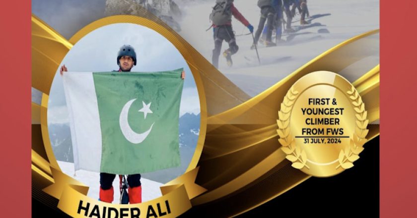 Future World School & College Bahria Town Rawalpindi’s Student Haider Ali Sets Record by Summiting Bari La in 6 Hours