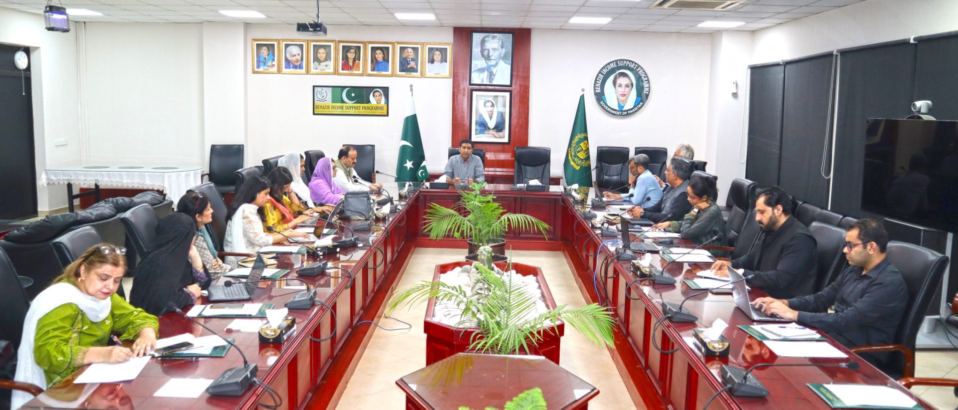 Government of Pakistan
Benazir Income Support Programme
****
*Empowering Adolescent Girls Through BISP’s SOPRAN Project: A National Initiative for Improved Nutrition*
Islamabad, September 9, 2024 – The Benazir Income Support Programme (BISP) held its first National Steering Committee meeting on the Adolescent Girls' Nutrition project at BISP Headquarters in Islamabad. The meeting, presided over by Mr. Naveed Akbar, Director General BISP (NSER/CCT), was organized to discuss the SOPRAN project, which leverages social protection initiatives to improve adolescent girls' nutrition and empowers them as change agents in their communities.
Key stakeholders present included representatives from GIZ, Nutrition International, CERP, provincial Departments of Education, Health, and Food Authorities, along with other national and international partners.
In his opening remarks, Mr. Naveed Akbar emphasized the critical importance of addressing the widespread malnutrition among adolescent girls in Pakistan. With over 50% of girls affected by anemia and a significant portion suffering from other micronutrient deficiencies, this initiative is timely and essential. The DG highlighted the project’s focus on integrating nutrition into social protection, such as the provision of iron-folic acid supplements, and the importance of cross-sectoral collaboration in health, education, and social protection for its successful implementation.
The SOPRAN project, spanning seven districts—Faisalabad, Swat, Shaheed Benazirabad, Quetta, Kotli, Skardu, and Islamabad—aims to provide comprehensive nutrition education, access to fortified foods, and community-driven behavior change initiatives. This approach will enable adolescent girls to become pivotal agents of change in their families, contributing to improved family nutrition through enhanced knowledge, dietary practices, and intergenerational dialogue.
Dr. Franz von Roenne from GIZ and other key partners shared detailed project objectives, including the distribution of iron and folate supplements, the fortification of wheat flour, and capacity building for local actors involved in health, education, and nutrition. Discussions also explored ways to integrate food supplements into local food systems sustainably.
In his concluding remarks, Mr. Naveed Akbar stressed the importance of ongoing collaboration and the need for provincial and district-level coordination to ensure the project's success. He called for the nomination of focal persons from all relevant departments to ensure seamless communication and implementation of the project phases.
The meeting concluded with a call to action, emphasizing the need for continued efforts to improve adolescent girls’ nutrition and to foster their roles as agents of change in their communities.
The Pakistan Times
Pakistan Times
