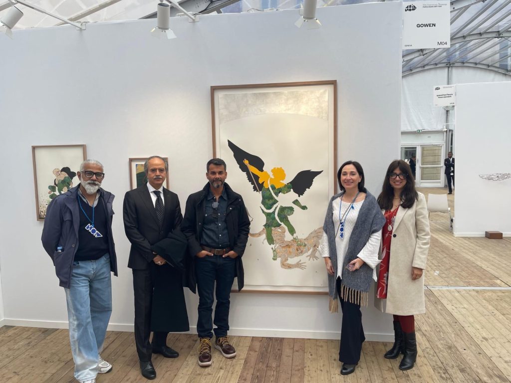 Ambassador Asim Iftikhar Ahmad visited Asia NOW a leading Paris art fair