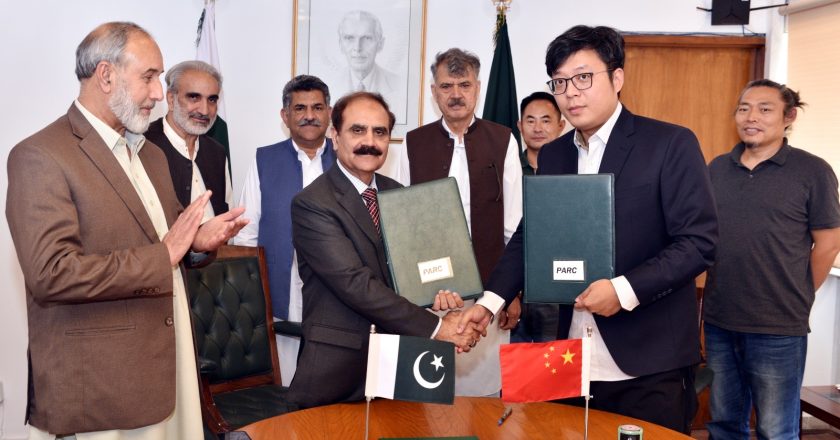 PARC and Suzhou Triple Three Culture and Art Company have signed a Letter of Intent to collaborate on tea cultivation in Pakistan.