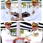 VICE ADMIRAL MUHAMMAD FAISAL ABBASI AND REAR ADMIRAL ABDUL MUNIB TAKE OVER AS COMMANDER KARACHI AND COMMANDER PAKISTAN FLEET