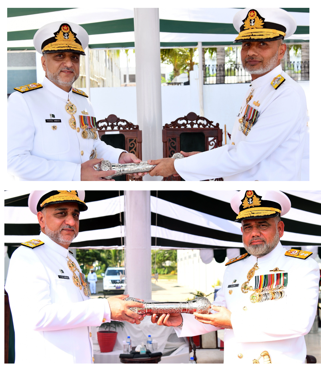 PRESS RELEASE Directorate General Public Relations (Pakistan Navy) Naval Headquarters Islamabad Tel: 021-48506128, 051-20062097 *VICE ADMIRAL MUHAMMAD FAISAL ABBASI AND REAR ADMIRAL ABDUL MUNIB TAKE OVER AS COMMANDER KARACHI AND COMMANDER PAKISTAN FLEET* Karachi, 11 Oct 24: Vice Admiral Muhammad Faisal Abbasi took over as Commander Karachi and Rear Admiral Abdul Munib assumed the Command of Commander Pakistan Fleet during Change of Command ceremonies held at Karachi. Vice Admiral Muhammad Faisal Abbasi handed over the command of PN Fleet to Rear Admiral Abdul Munib and Rear Admiral Muhammad Saleem handed over the command of Commander Karachi to Vice Admiral Muhammad Faisal Abbasi. Vice Admiral Muhammad Faisal Abbasi is a graduate of Pakistan Navy War College (Lahore), Naval Command College (USA) and National Defence University (Islamabad). The Admiral has an illustrious naval career comprising vast experience of various Command and Staff appointments. His key appointments include Deputy Chief Of Naval Staff Operations, Director General Naval Intelligence and Commander Pakistan Fleet. In recognition of his meritorious services, the Admiral was awarded Hilal-i-Imtiaz (Military). Rear Admiral Abdul Munib is a graduate of Pakistan Navy War College (Lahore), Naval Command College (USA) and National Defence University (Islamabad). The Admiral has an illustrious naval career comprising vast experience of various Command and Staff appointments. His key appointments include Deputy Chief of Naval Staff Operations, Director General C4I and Director General Naval Intelligence. In recognition of his meritorious services, the Admiral was awarded Hilal-i-Imtiaz (Military). *Director General Public Relations (Navy)* The pakistanTimes PakistanTimes 