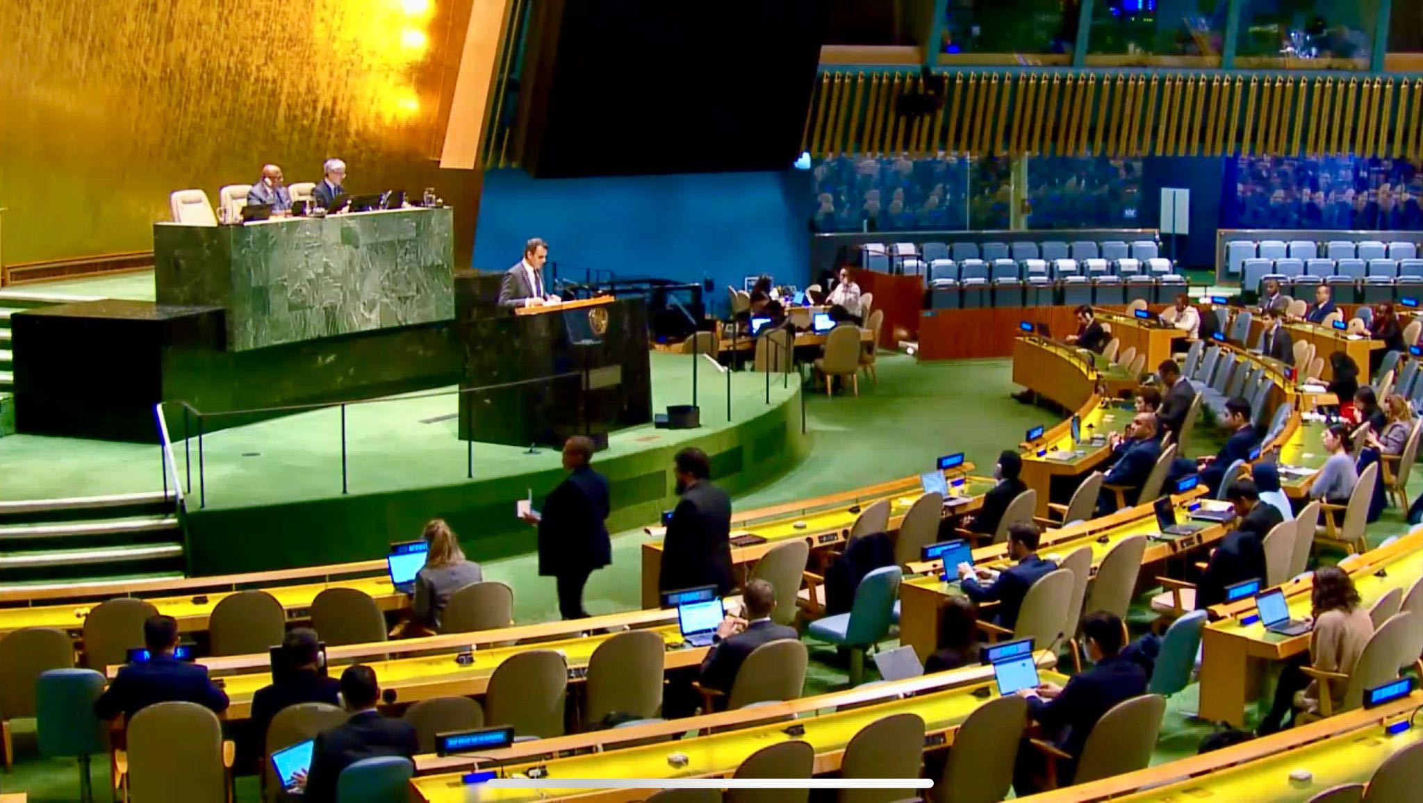 *Statement by Ambassador Usman Iqbal Jadoon,* *Acting Permanent Representative* *At the UN General Assembly Debate* *On Agenda Item 35: “Question of Palestine”* (28 November 2023) **** Mr. President, Today’s debate offers an opportunity to not only reflect on the catastrophic humanitarian situation in Gaza created by the war waged by Israel against the Palestinian people, but to also take stock of the implementation of resolution ES-10/21 adopted by the 10th Emergency Special Session of the General on 27th October 2023 which called for a humanitarian truce leading to cessation of hostilities, unimpeded supplies of relief goods, and a stop to the illegal forced displacements. 2. We regret that the General Assembly’s call was not heeded by Israel, which continued its indiscriminate and criminal attacks against the Palestinian people. Israel also ignored the call from the Security Council to comply with its obligations under international law, including international humanitarian law, notably with regard to the protection of civilians, especially children; and to refrain from depriving the civilian population in the Gaza Strip of basic services and humanitarian assistance indispensable to their survival. 3. We strongly and unequivocally condemn the indiscriminate use of force by Israel. Israel’s attacks on civilians, civilian objects and infrastructure, blockading of water, food and fuel, as well as the forced displacement of people within the occupied territory, are flagrant violations of international humanitarian law and amount to war crimes and crimes against humanity, and may amount to the crime of genocide. Mr. President, 4. We take note of the reports regarding the agreement among the relevant parties for a humanitarian pause. We appreciate the efforts undertaken by Qatar and Egypt towards this end. Pakistan’s position, however, remains in favour of a complete and immediate cessation of hostilities. The Israeli killing machine operating with complete impunity needs to be stopped. And, Israel must be held accountable for its defiance and criminal actions. 5. Amid these extremely challenging times, the Government and the people of Pakistan wholeheartedly extend their unwavering solidarity with our Palestinian brothers and sisters facing the brutal onslaught from Israeli occupation forces. The suffering and collective punishment endured by the besieged people of Gaza is unprecedented in modern history. 6. More than 14,000 Palestinians have lost their lives, two-thirds of them women and children. Tens of thousands have been injured. Around 2,700, including 1,500 children have been reported missing or dead, or trapped under the rubble. In excess of 1.7 million Gazans have been displaced and over 41,000 housing units have been destroyed. Only two small hospitals in Northern Gaza are partially operational, with the remaining 22 being out of service. Of the 11 medical facilities in the south, only 7 are currently functional. 108 UNRWA staff have been killed in Gaza since 7 October. At least 53 journalists have been killed since the hostilities began. 7. We reject Israel’s portrayal of its aggressive actions as anti-terrorism measures and its relentless bombing of Gaza as an exercise of self-defence. The root cause of the crisis lies in Israel’s prolonged occupation and denial of Palestinians’ inalienable right to self determination. Israel’s murderous campaign against the occupied people of Palestine struggling for their freedom cannot be justified under the guise of self defence. Mr. President, 8. The joint extraordinary Arab and Islamic Summit held in Riyadh on 11 November 2023: - underscored the centrality of the Palestinian cause and extended full support for the legitimate struggle of the Palestinian people to liberate all their occupied territories and the need to end the Israeli aggression against the Palestinian people; - described the ongoing Israeli aggression as a “retaliatory war crime” that “cannot be justified under any guise”; and - demanded that all countries stop exporting weapons and ammunitions to the occupation authorities that are used by their army and terrorist settlers to kill the Palestinian people and destroy their homes, hospitals, schools, mosques, churches, and all their properties. 9. We welcome the visits to P-5 capitals by the Ministerial Committee mandated by the Joint Arab-Islamic Extraordinary Summit, chaired by the Foreign Minister of Saudi Arabia, and hope that it will lead to meaningful action from the Security Council to halt the Israeli slaughter, impose a durable ceasefire, enable humanitarian assistance, and revive the peace process. We hope the Security Council will not be paralysed again by the partisan position of some delegations. We are confident that, under China’s leadership, the Security Council will fulfil its mandate for the maintenance of peace and security. Mr. President, 10. Israel must comply with the provisions of the resolution adopted by the General Assembly by implementing an immediate and unconditional ceasefire and allowing the flow of sufficient, sustained and unimpeded humanitarian assistance into Gaza to preserve lives and prevent further suffering of innocent Palestinians. 11. The General Assembly and the Security Council should also consider the following: One, establishment of a special tribunal and accountability mechanism to investigate Israel’s atrocity crimes, identify and prosecute those responsible for war crimes committed, and to provide reparations for damage, loss or injury arising from these crimes committed by the Israeli occupation forces. Two, deployment of an international protection force or mechanism to protect Palestinian civilians, especially women and children, in Gaza and the West Bank, from further attacks and oppression by the occupation forces and extremist colonialist settlers. Three, restore and reinvigorate the peace process. The Middle East Quartet should revive its efforts under the auspices of the Secretary-General. It should be expanded to include participation of the OIC and China to establish a durable solution based on the internationally agreed two-State solution with a secure, viable, contiguous and sovereign state of Palestine on the basis of the pre-June 1967 borders, with Al-Quds Al-Sharif as its capital. Four, Pakistan will support the convening of an International Conference to launch a revived peace process and support the admission of the State of Palestine as a full member of the United Nations. I thank you! The Pakistan Times 