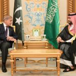 Prime Minister Muhammad Shehbaz Sharif meet with the Crown Prince and Prime Minister of the Kingdom of Saudi Arabia His Royal Highness Prince Mohammed bin Salman Al-Saud