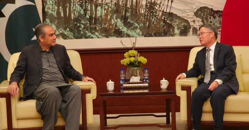 Federal Interior Minister Mohsin Naqvi Visits Chinese Embassy