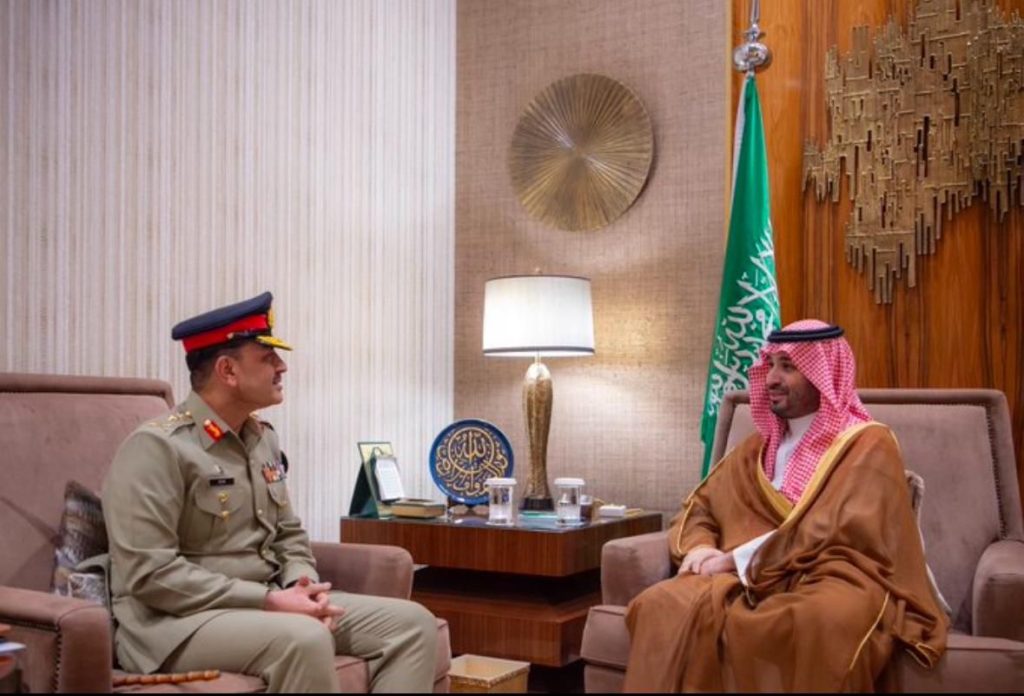 General Syed Asim Munir Chief of Army Staff is on an official visit to the Kingdom of Saudi Arabia