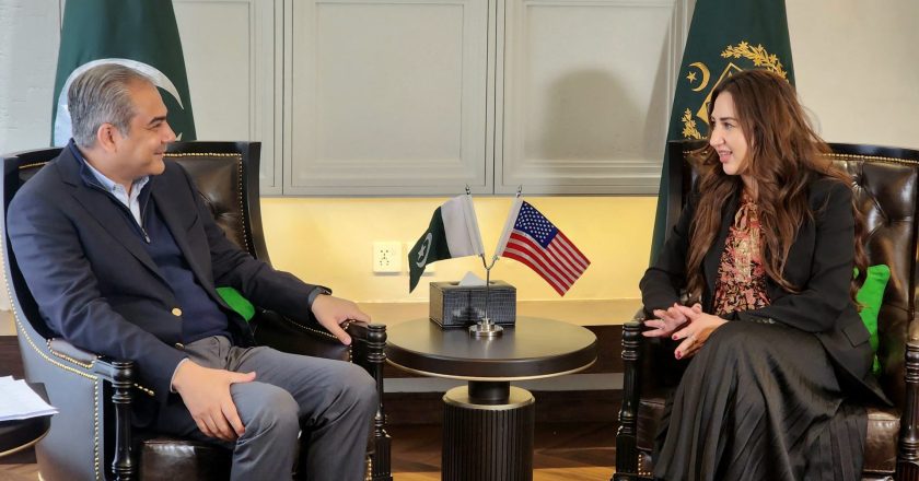 Federal Interior Minister Mohsin Naqvi Meets Acting US Ambassador Natalie Baker