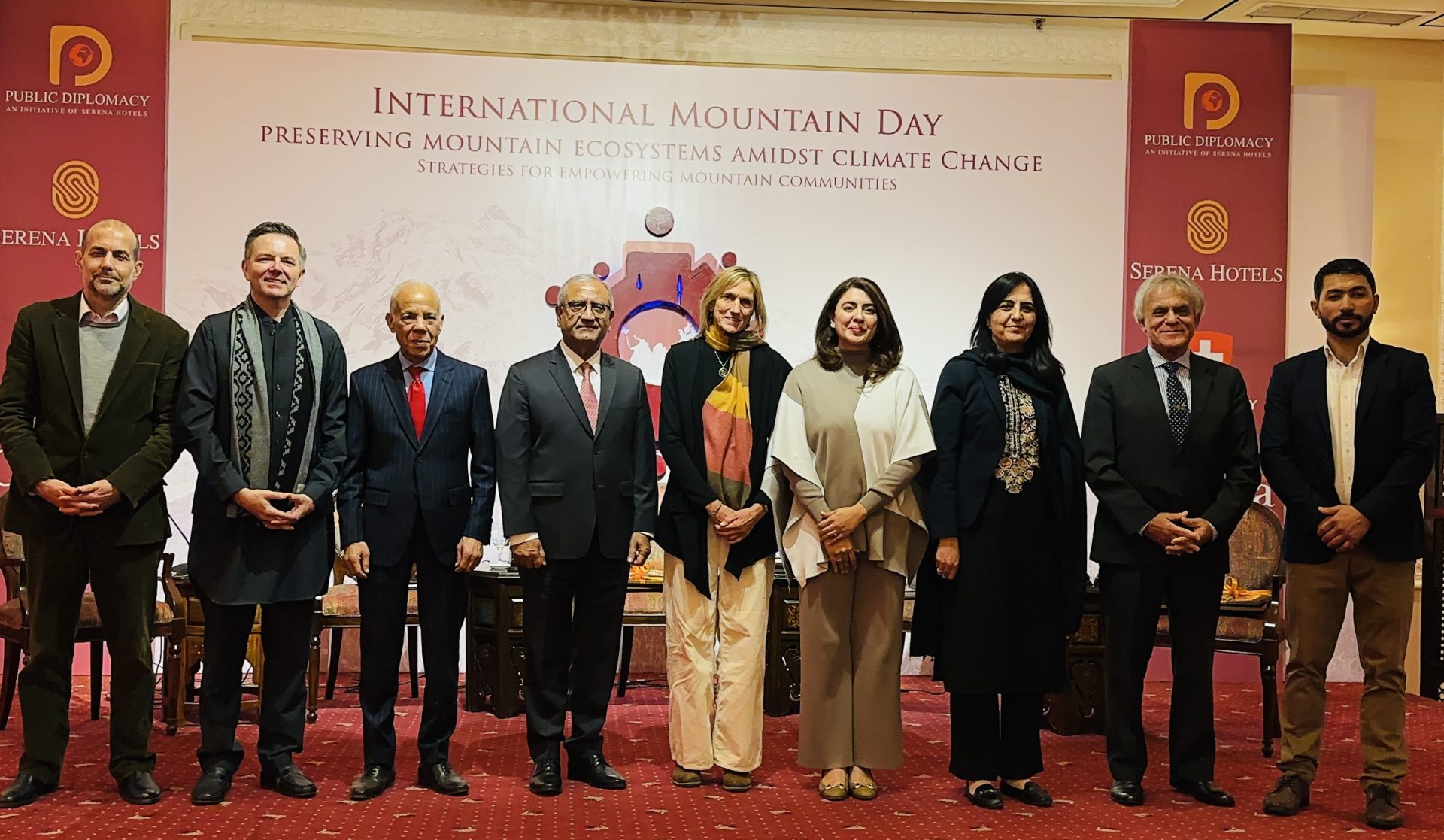 Islamabad, December 13, 2024 – Serena Hotels, in collaboration with the Embassy of Switzerland and the Canadian High Commission in Pakistan, hosted a Raabta panel discussion to commemorate International Mountain Day. The event, titled “Preserving Mountain Ecosystems Amidst Climate Change – Strategies for Adaptation and Empowering Mountain Communities,” brought together experts at Islamabad Serena Hotel to address the pressing challenges faced by mountain ecosystems and communities. Canada, as a global leader in climate action, reiterated its commitment to combating climate change and supporting vulnerable communities, with a particular focus on empowering women and youth through initiatives like Eco-Leaders and partnerships with Booni Environmental Academy Chitral. Similarly, the Swiss Embassy highlighted its sustainability initiatives to reduce carbon footprints in various industries, aligning with global climate goals. Moderated by renowned journalist Sidra Iqbal, the panel featured notable speakers, including Billi Bierling, a Swiss climber and author, who shared insights on balancing human activity with environmental preservation. Nazir Sabir, the first Pakistani to summit Mount Everest, reflected on the visible impact of climate change on mountain environments. Nusrat Nasab, CEO of the Aga Khan Agency for Habitat (AKAH), discussed community-driven solutions to enhance climate resilience for mountain populations. Daniel Arsenault, Canada’s Political, Economic, Public Affairs, and Commercial Counselor, emphasized Canada’s partnerships in Pakistan, promoting grassroots climate solutions and gender-inclusive strategies. The event also spotlighted Sirbaz Khan, the first Pakistani to summit all 14 peaks over 8,000 meters, whose expeditions Serena Hotels proudly supports. Serena’s sustainability efforts were further highlighted through initiatives like the Green Impact Cleanup Drive at Rakaposhi Base Camp, where 130 kilograms of litter were removed in collaboration with local communities and mountaineers. Speaking on the occasion, Aziz Boolani, CEO of Serena Hotels, reaffirmed the organization's dedication to promoting sustainable tourism and empowering mountain communities. “Through initiatives like this panel discussion and our support for mountaineers such as Sirbaz Khan and Samina Baig, we remain committed to safeguarding our mountains and the livelihoods they sustain,” he said. The Raabta panel concluded with a call to action, urging collaboration among governments, NGOs, international organizations, and local communities to implement sustainable practices and strengthen resilience in mountain regions. Serena Hotels continues to lead efforts to foster meaningful dialogue and inspire collective action to protect these vital ecosystems for generations to come. The pakistan Times Pakistan Times 