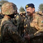 Chief of the Army Staff, General Syed Asim Munir, NI (M), visited troops participating in a field training exercise near Narowal and Sialkot