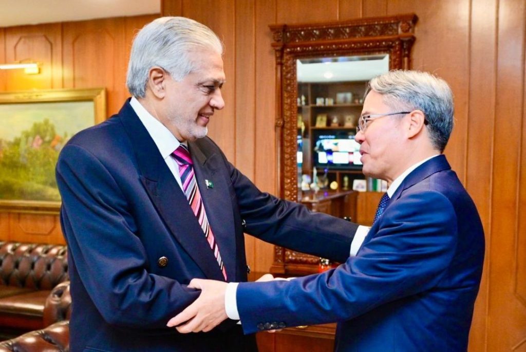 Chinese Ambassador, Jiang Zaidong met with Deputy Prime Minister/Foreign Minister Senator Mohammad Ishaq Dar