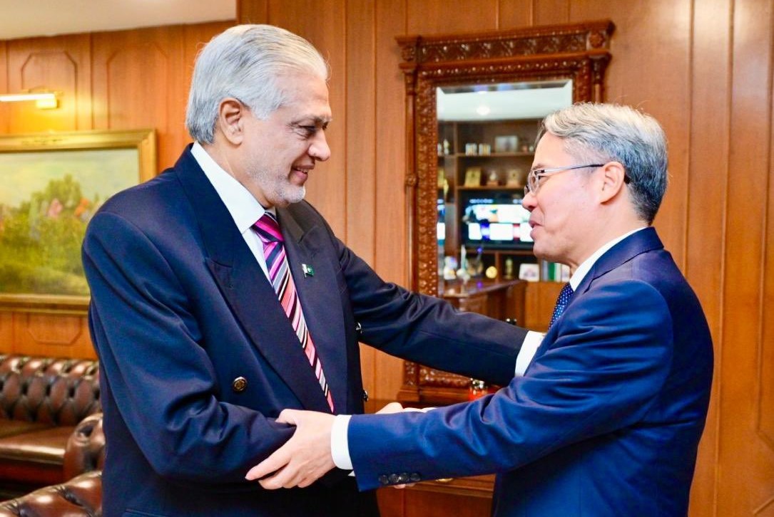  Chinese Ambassador, Jiang Zaidong met with Deputy Prime Minister/Foreign Minister Senator Mohammad Ishaq Dar