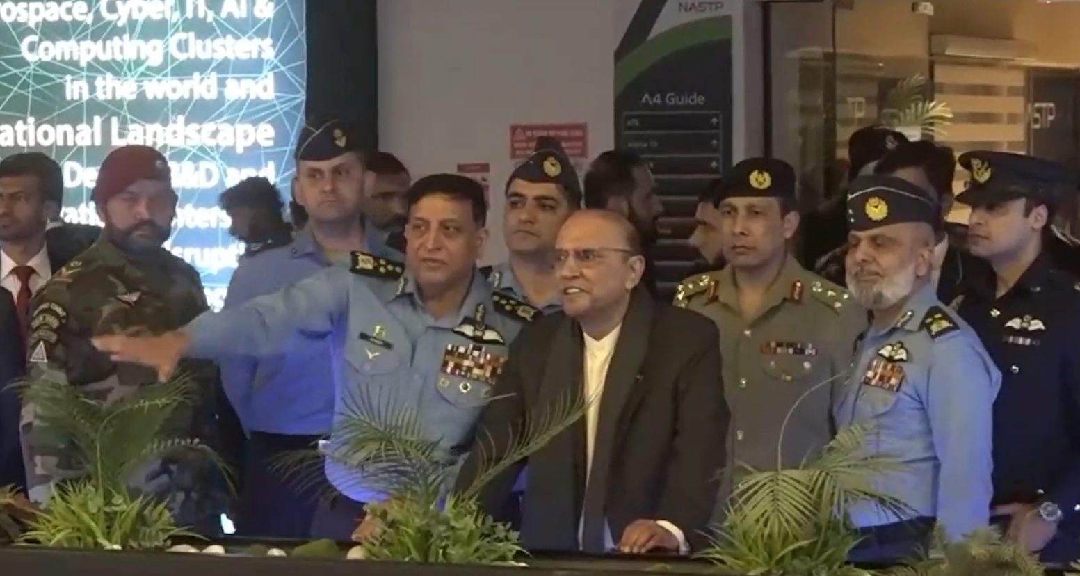 President Asif Ali Zardari visits National Aerospace Science and Technology Park
