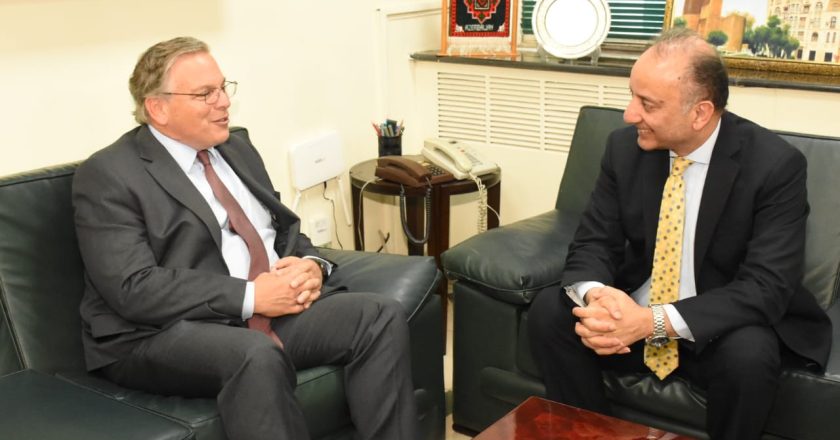 US ambassador Donald Blome made a farewell call on Federal Minister Dr Musadik Malik