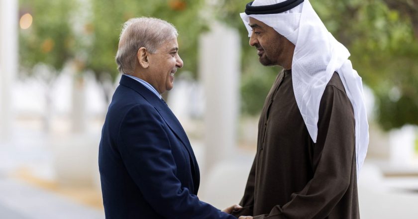 Prime Minister of Pakistan and UAE President Discuss Bilateral Cooperation