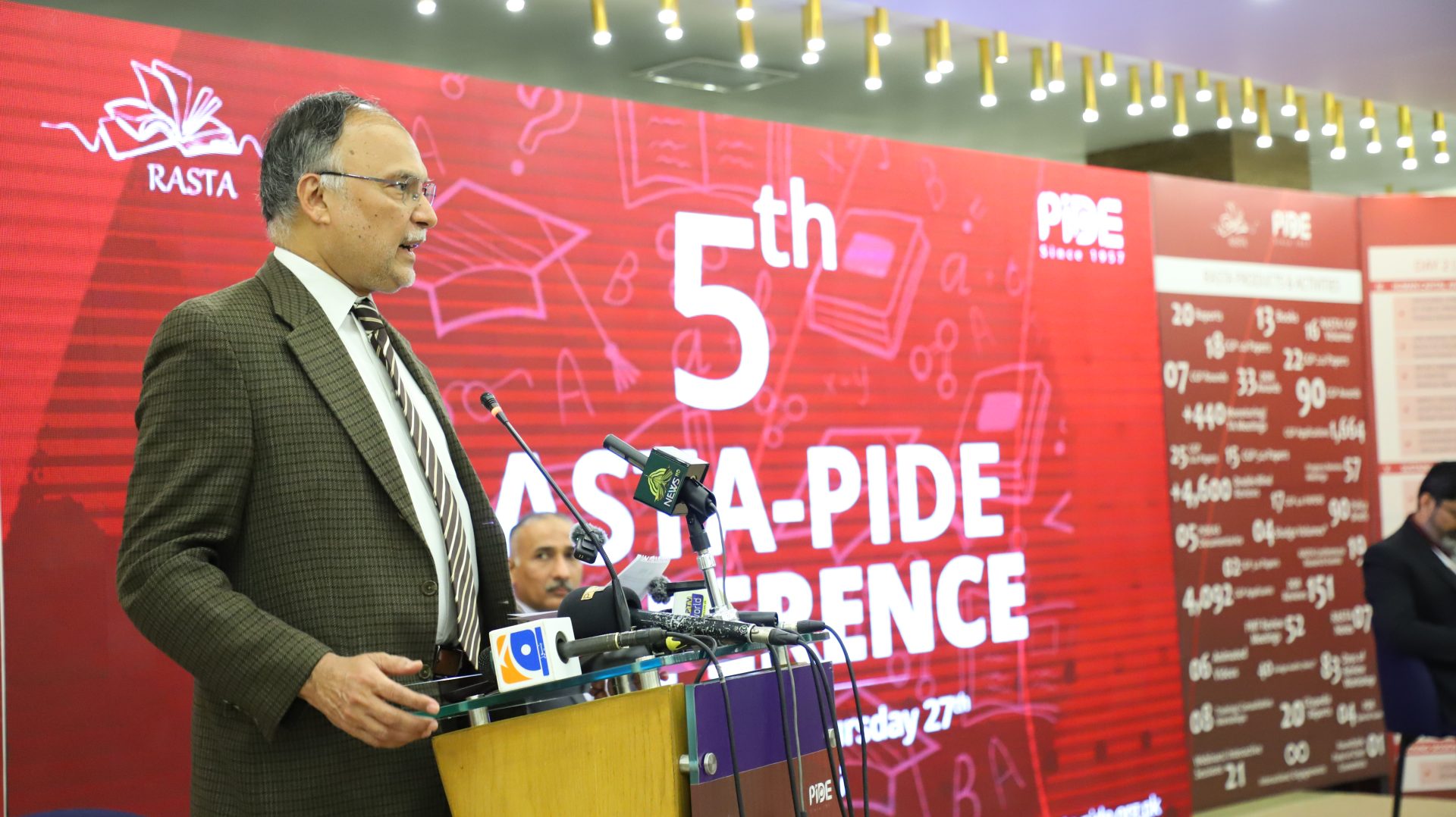 5th RASTA Conference: A Convergence of Policy, Research, and Economic Transformation

Islamabad, February 26, 2025

The Pakistan Institute of Development Economics (PIDE) inaugurated the 5th RASTA Conference, reaffirming its commitment to evidence-based policymaking, economic innovation, and research-driven reforms. As Pakistan’s largest economic and public policy research grant initiative, RASTA has grown into a dynamic platform for intellectual discourse, collaboration, and actionable policy solutions. The conference brought together renowned academics, policymakers, and development experts, fostering an open exchange of ideas on Pakistan’s economic future.

Federal Minister for Planning, Development & Special Initiatives, Prof. Ahsan Iqbal Chaudhary, the chief guest, delivered a compelling keynote address, likening Pakistan’s economic journey to an athlete making up for lost ground. With 22 critical years ahead, he warned that the country must sprint forward, eliminating inefficiencies and embracing structured, data-driven policymaking. He pointed to China, South Korea, and Singapore as examples of nations that have successfully leveraged scientific planning, phased implementation, and policy consistency to achieve economic success, while Pakistan continues to complicate simple problems. Research, he stressed, must move beyond academic papers and integrate into industry, governance, and economic policies. Despite billions invested in STEM education, he cautioned that without proper application, these investments risk becoming wasted opportunities.

Highlighting governance instability and policy discontinuity as major barriers to economic progress, he recalled that between 2013 and 2018, Pakistan eliminated power shortages, secured $25 billion through CPEC, and improved security. However, political disruptions halted this momentum, proving that economic success is impossible without stability. As a way forward, he called for rapid export expansion, resource optimization, and structured economic planning. Setting an ambitious target, he proposed scaling Pakistan’s exports from $30 billion to $100 billion, leveraging industrial, agricultural, and service sector growth.

Earlier, in his opening remarks, Dr. Muhammad Nadeem Javaid, Vice Chancellor of PIDE, emphasized that PIDE is not just a think tank—it is a bridge between research and action. He outlined a vision for strengthening Pakistan’s policymaking landscape through new initiatives designed to ensure that research translates into real impact. He announced the establishment of a Policy Lab that will provide real-time, data-driven solutions for governance and economic challenges. To further enhance the quality of research and policy recommendations, PIDE is implementing a rigorous research funding mechanism that prioritizes high-impact, evidence-based studies. Additionally, a recruitment drive will bring in 90 top researchers and policymakers purely on merit. As part of a broader initiative to integrate academic research with policymaking, PhD students will be placed in economic ministries, where they will work on real-world policy challenges while developing their research theses.

Dr. Faheem Jehangir, Director Policy at PIDE and Project Director RASTA, provided insights into RASTA’s remarkable expansion over the past four years. The initiative has cultivated an extensive knowledge network, collaborating with 70 local universities, 12 international institutions, and over 4,300 researchers, practitioners, and academicians. The Competitive Grant Program (CGP) has received 1,664 applications across seven rounds, but to maintain quality and impact, only 90 research projects (7.8% selection rate) were funded. Of these, 65 have been successfully completed, while the remaining 25 are being presented at this conference. In parallel, the Demand-Driven Research (DDR) Program, which addresses government policy needs, has funded 33 government-driven projects, with 22 completed and publicly accessible.

The conference also featured several technical sessions on technology-driven economic growth, fiscal management, and governance efficiency. The first session, "Tech for Competition and Growth," included research presentations on Big Data Analytics in business competitiveness, the development of a Tech Index for Pakistan, the adoption of UAVs in agriculture, the impact of digital currencies, and pharmaceutical export competitiveness. This session was chaired by Babar Majid Bhatti, CEO of the National Information Technology Board (NITB), with Zahid Asghar, Professor at Quaid-e-Azam University, Islamabad, as the discussant. The second session, "Fiscal Management," featured experts including Hafeez A. Pasha discussing Pakistan’s tax system, broadening the tax base, sub-national revenue collection, and the impact of the 18th Constitutional Amendment on fiscal policy. It was chaired by Ikram Ul Haq, Professor of Taxes and Managing Partner at Huzaima & Ikram, with Imtiaz Ahmad, Economic Adviser at the Ministry of Finance, serving as the discussant.

The 5th RASTA Conference underscored the urgency of transformative policy reforms, structured economic planning, and an unwavering commitment to research-driven decision-making. As PIDE and RASTA continue to bridge the gap between knowledge and action, this conference reaffirmed a critical truth: Pakistan must not just adapt to change—it must drive it.
The Pakistani Times