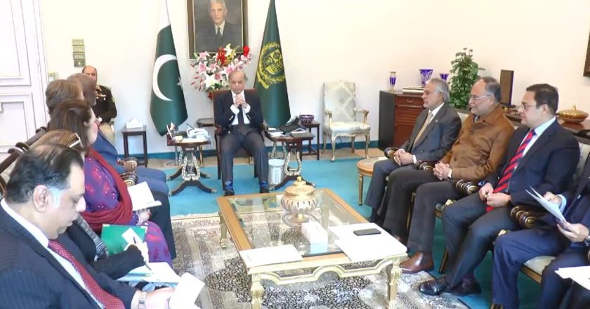 UN Resident Coordinator in Pakistan meeting with Prime Minister of Pakistan