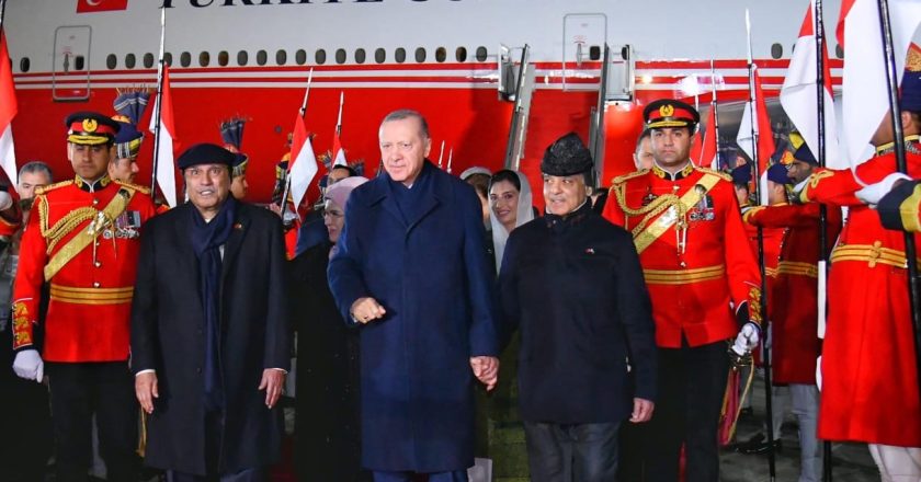 Turkish President Recep Tayyip Erdogan has arrived in Pakistan on a two-day official visit