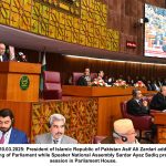 President of the Islamic Republic of Pakistan Address to the Joint Session of Parliament At the beginning of the 2nd Parliamentary Year Islamabad