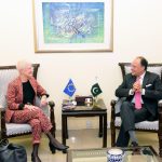 EU Ambassador Dr. Riina Kionka Calls on Finance and Revenue Minister Senator Muhammad Aurangzeb