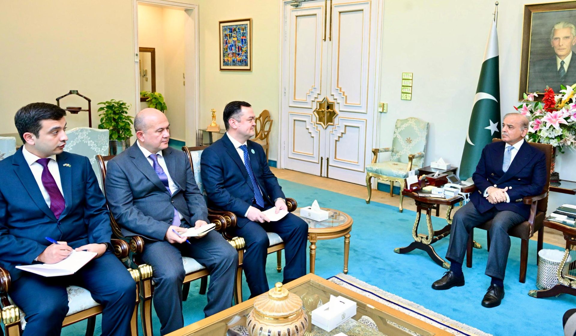 Uzbek Ambassador calls on the Prime Minister
