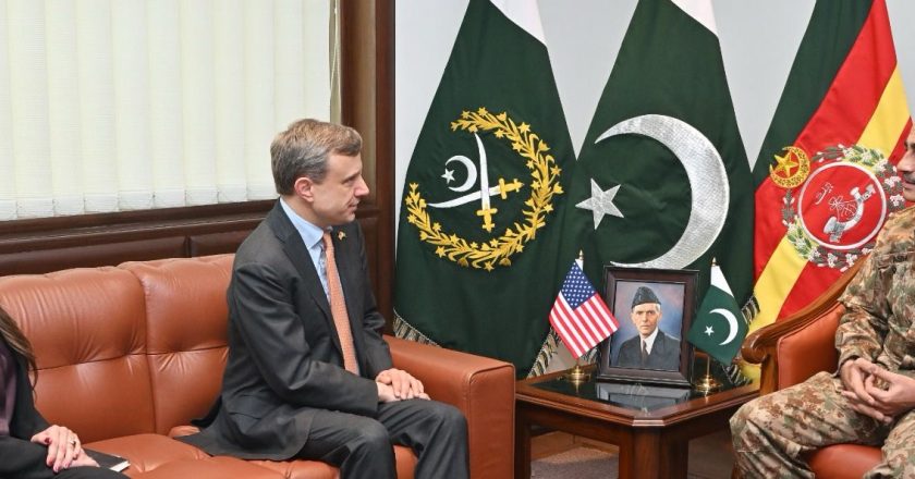 High-level delegation from the United States called on COAS General Syed Asim Munir: ISPR