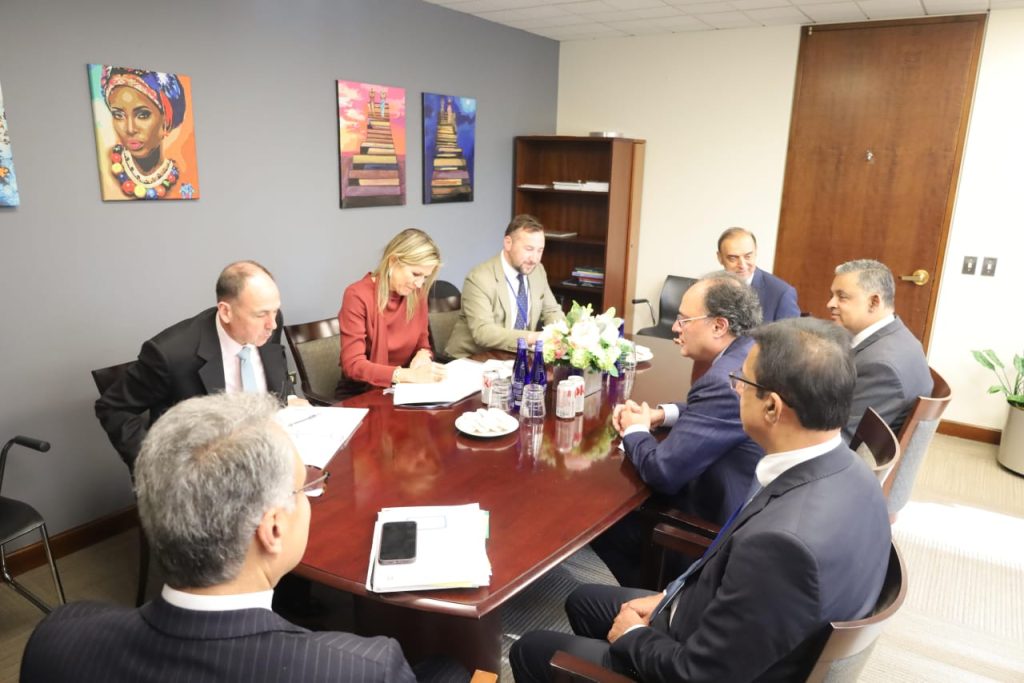 Finance Minister meets Her Majesty Queen Máxima of the Netherlands on the sidelines of IMF–World Bank Spring Meetings