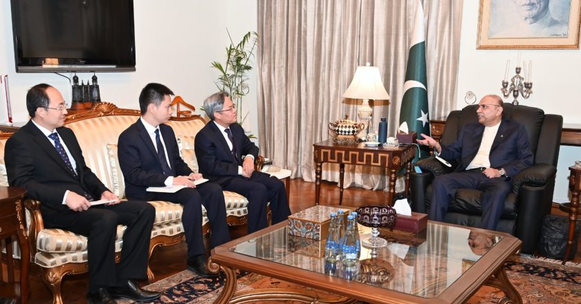 Chinese Ambassador in Pakistan, Mr Jiang Zaidong, called on President Asif Ali Zardari