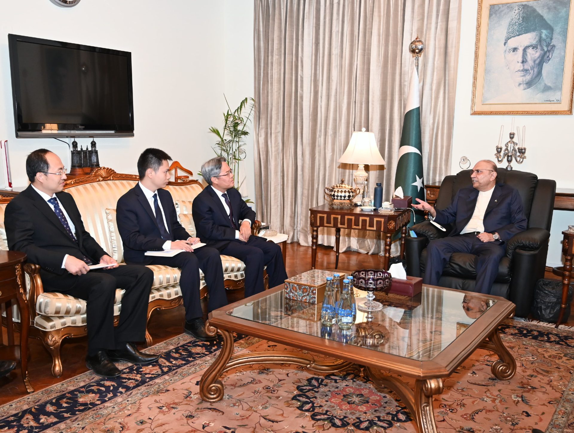 Chinese Ambassador in Pakistan, Mr Jiang Zaidong, called on President Asif Ali Zardari