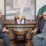 Ambassador of Qatar Ali Mubarak Ali Essa Al-Khater Calls on Interior Minister Mohsin Naqvi