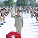 Special Guard of Honour ceremony was held at Yadgar-e-Shuhada: ISPR