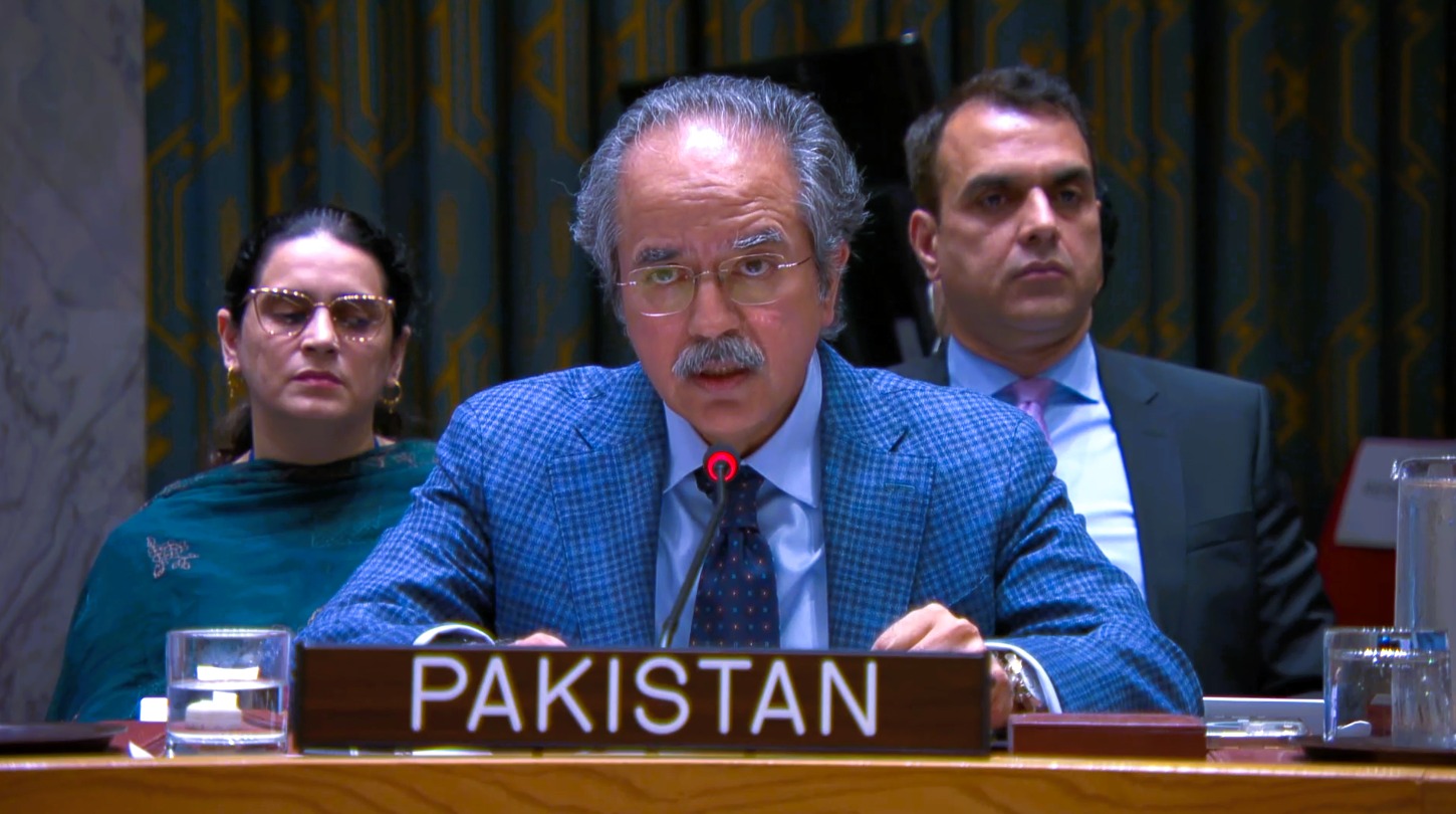 At UNSC Debate, Pakistan Urges Renewed Global Action to Protect Civilians in IIOJK & Palestine
