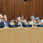 United Nations honoured 57 military, police, and civilian peacekeepers from 32 countries, including two from Pakistan