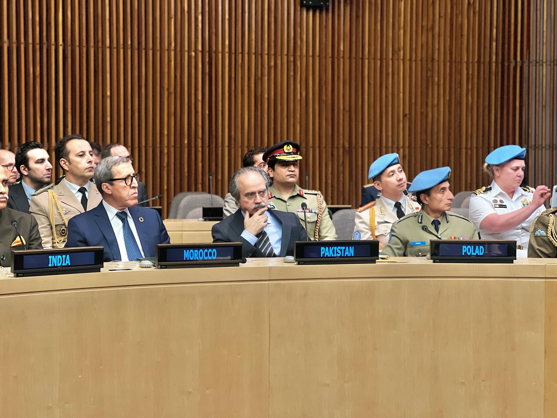 United Nations honoured 57 military, police, and civilian peacekeepers from 32 countries, including two from Pakistan