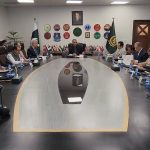 Important meeting in the Ministry of Interior chaired by Federal Interior Minister Mohsin Naqvi