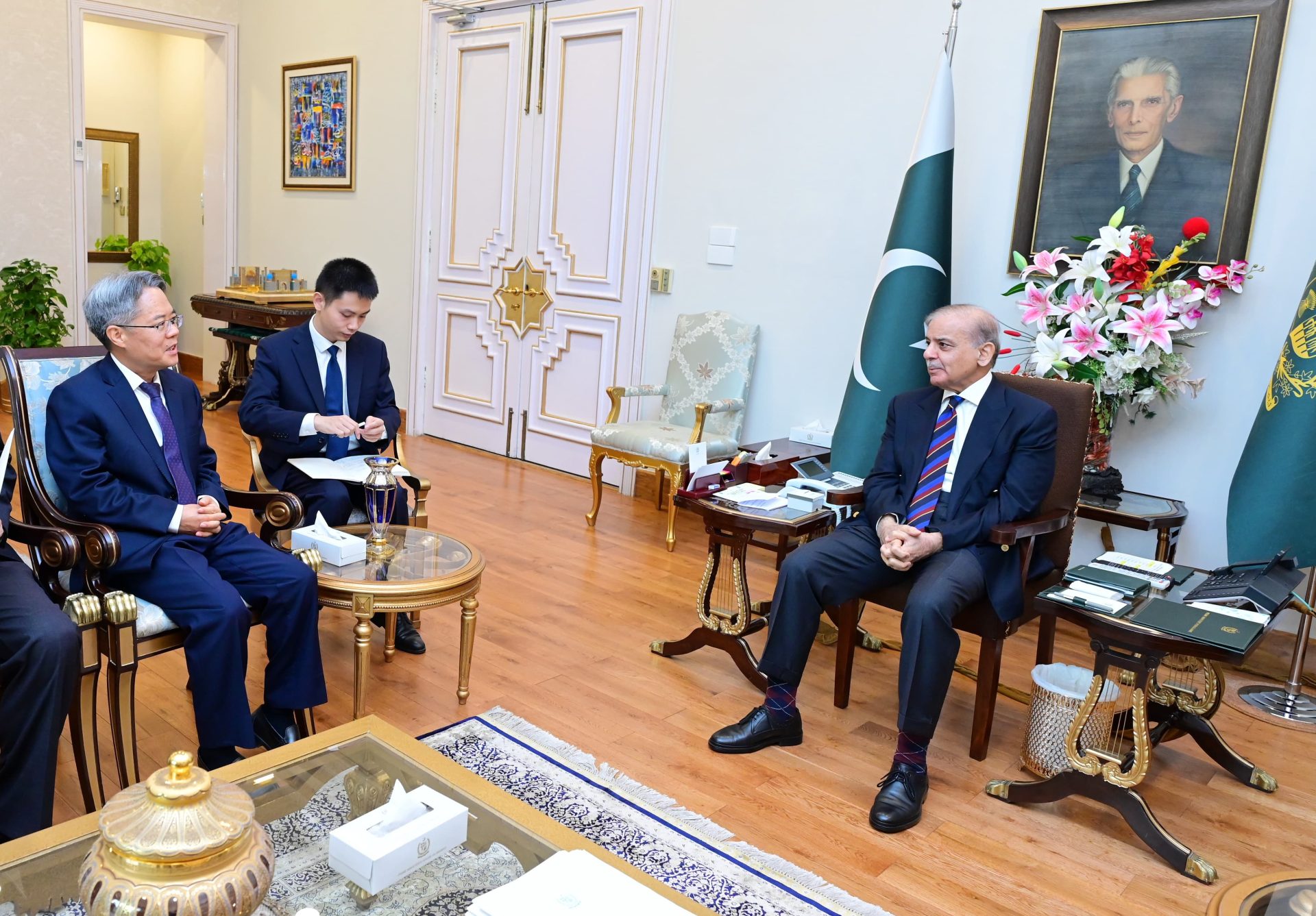 Ambassador of China H.E. Jiang Zaidong called on Prime Minister Muhammad Shehbaz Sharif 