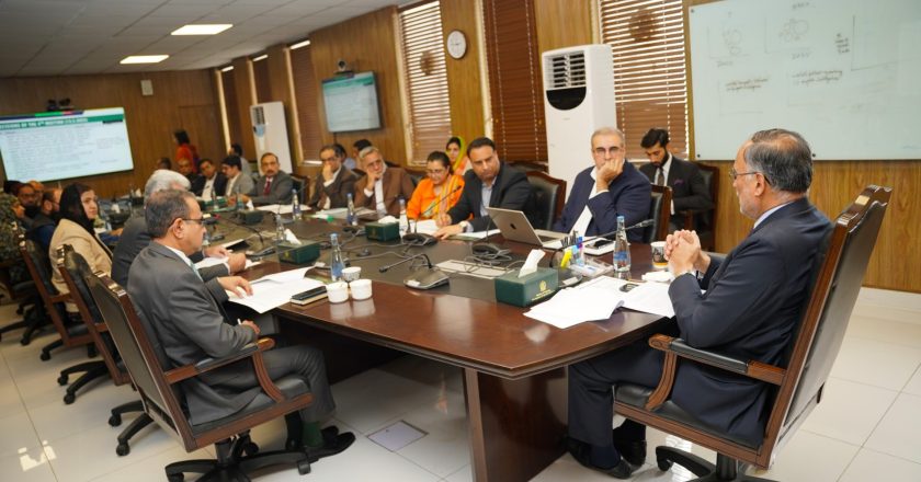Federal Minister for Planning, Development and Special Initiatives chaired the fifth meeting of the Prime Minister’s Committee on the Socio-Economic Domain