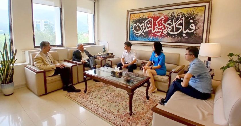 Federal Minister for National Food Security and Research, Mr. Rana Tanveer Hussain, chaired a significant meeting today with a high-powered Chinese delegation to explore enhanced cooperation in the field of agriculture