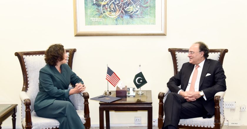 U.S. Chargé d’Affaires Calls on Finance Minister Senator Muhammad Aurangzeb