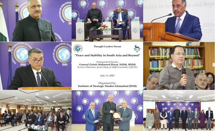 Former Chairman CJCSC General Zubair Mahmood Hayat Shares Strategic Perspective on Peace and Stability in South Asia at ISSI