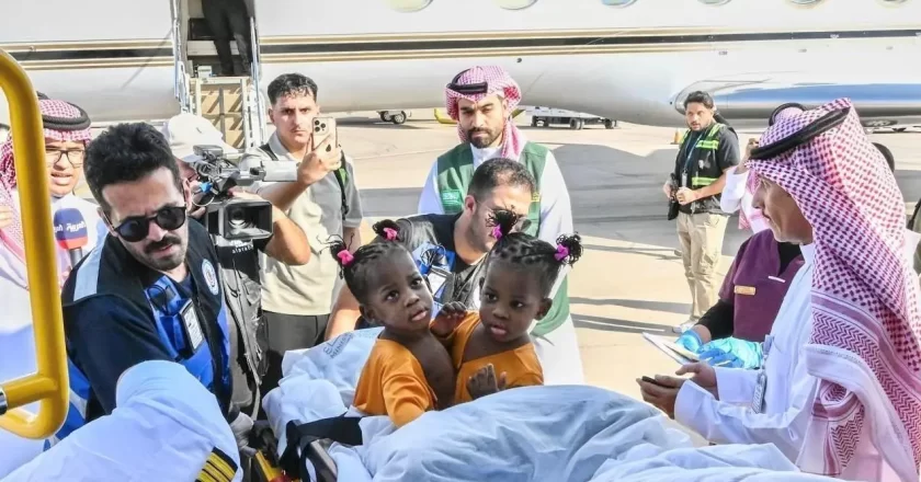 Under The Royal Directives for Medical Evaluation, Conjoined Jamaican Twins Arrive in Riyadh